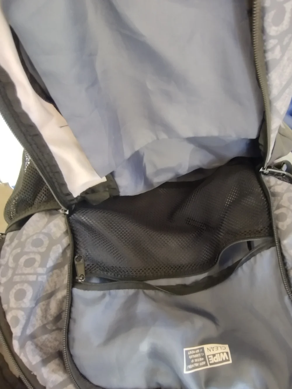 Adidas Gray & Black Backpack